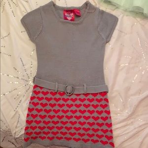 Short sleeve sweater dress